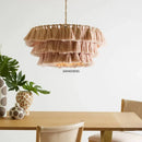 Axyaa Fela Tassel Chandelier: Bohemian Pendant Lamp, Creative Hanging Light