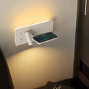 Axyaa Wireless Charging Bedside Sconce Lamp USB Modern Spotlight Fixture