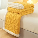 Axyaa Flannel Double-sided Blanket for Winter, Soft Polyester, Various Sizes