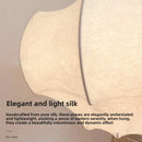 Axyaa Silk Chandelier: Adjustable Height Modern Nordic LED Pendant Lights