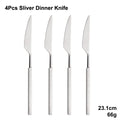 Axyaa Gold Cutlery Set Stainless Steel 304 Tableware Knife Fork Spoon Dinner Set