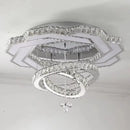 Axyaa Titanium Gold Crystal Chandelier | Modern Minimalist Bedroom Lamp
