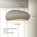 Axyaa Nordic Minimalist Chandelier LED Hall Pendant Lights for Wabi-sabi Style Living Room