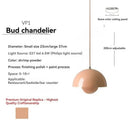 Axyaa Flower Bud Pendant Light: Nordic Design for Bedroom, Bar, or Restaurant