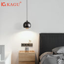 Axyaa Minimalist Gold White Pendant Lamp for Home Decor and Kitchen Island