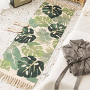 Axyaa Bohemian Retro Tassel Cotton Linen Rug 60x180 for Home Décor