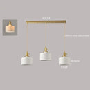 Axyaa White Ceramic LED Pendant Lamp Modern Hanging Light Fixtures