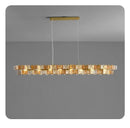 Axyaa Retro Luxury Glass Chandeliers for Dining Living Room Hotel Decor