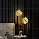 Axyaa Luxury Crystal Bedside Chandelier for Designer Living Room Wall & Hotel Bedroom