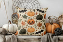 Halloween Ghosts & Castle Print Pillow Cover for Sofa, Bedroom, Car - Axyaa