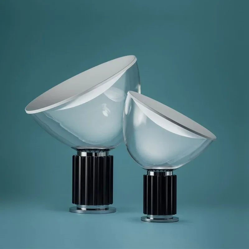 Axyaa Nordic Glass LED Desk Lamp for Bedroom and Living Room