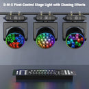 Axyaa 19x15W RGBW LED Moving Head Beam Focusing Light for Disco Bar Party