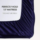 Axyaa Luxury Satin Bed Sheet Set: Queen/King Size Solid Silky Bed Linen Set