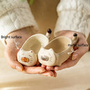 Axya Mini Cat Sauce Dish Set for Kitchen Table Decor