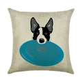 Axyaa Linen Pillowcase: Cartoon Digital Print Pattern for Office, Car, Home Sofa