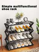 Axyaa Simple X-Shaped Shoe Rack Storage Shelf for Dorms & Doorways