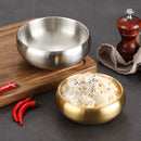 Axyaa Double-layer Stainless Steel Scald-proof Soup Rice Bowls
