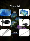 Axyaa Solar Hydrangea Flower Lights LED Ground Plug Lamp for Garden Decoration