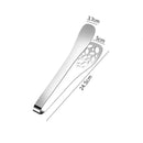 Axyaa Dolphin Bread Clamp: Stainless Steel Non-Stick Kitchen Tongs