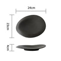 Axyaa Ceramic Salad Plate Set for Hotel Artistic Dining Experience