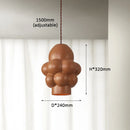 Nordic Cream Style LED Pendent Lamp for Bedroom and Dining Table - Axyaa