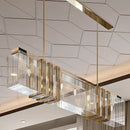 Axyaa Luxury Gold E14 LED Pendant Light, Modern Steel Indoor Dining Room Fixture