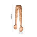 Axyaa Stainless Steel Mini BBQ Tongs for Cooking and Serving
