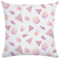 Axyaa Donut Ice Cream Pillow Cover for Girls Room Sofa Bed Couch