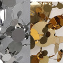 Axyaa Gold Stainless Steel Leaves LED Wall Lamp for Modern Nordic Decor