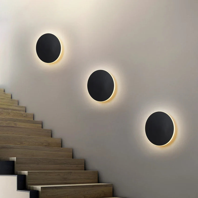 Axyaa Round & Square LED Wall Lamp for Home Decor and Lighting