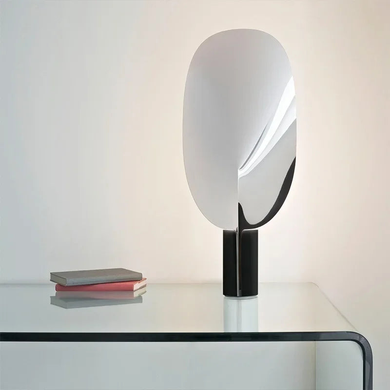 Axyaa Nordic Minimalist Fan Desk Lamp for Study and Bedroom