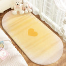 Axyaa Love Pattern Gradient Color Soft Rug – Valentine's Day Bedroom Carpet