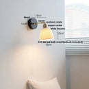 Axyaa Ceramic LED Wall Lamp with Rotate Up Down Feature and Pull Chain Switch