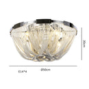 Luxury Tassel Chandelier for Hotel Villa Stairs by Axyaa
