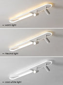 Axyaa Modern LED Ceiling Lamps Spotlight for Living Room Kitchen Corridor with Acrylic Chandeliers