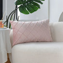Axyaa Nordic Style Pink Sofa Cushion Cover Decorative Pillowcase for Living Room