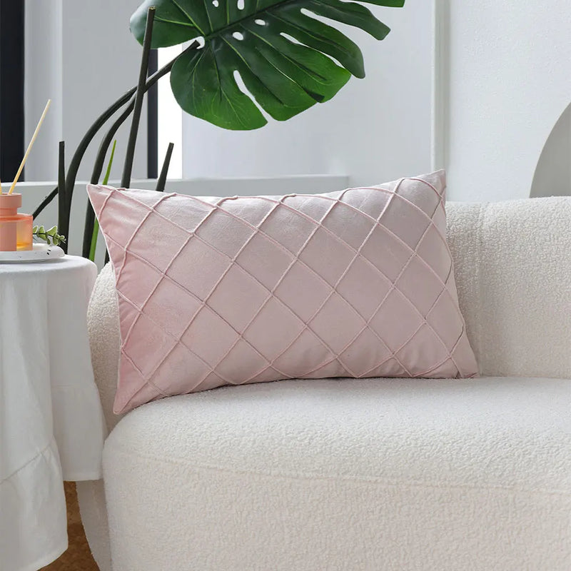Axyaa Pink Home Sweet Cushion Cover 45x45 - Soft and Stylish Throw Pillow Cover