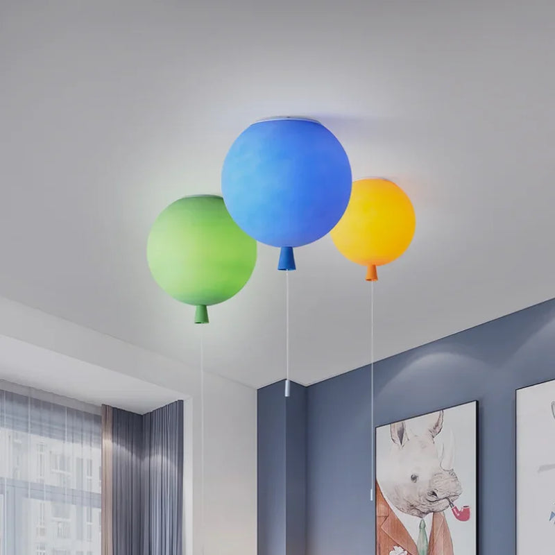 Axyaa Balloon Ceiling Lamp for Children's Room LED Hanging Lights