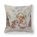 Axyaa Merry Christmas Cotton Linen Pillowcase Home Decor Happy New Year