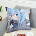 Axyaa Shizuku Anime Pillow Covers 45*45 Cushion Cover for Fall Decor