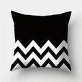 Axyaa Geometric Print Polyester Sofa Cushion Covers Home Decor Pillowcase