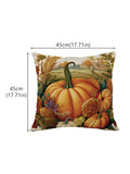 Axyaa Pumpkin Thanksgiving Throw Pillow Covers 45X45CM