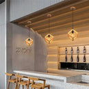 Axyaa Wood Pendant Lights for Modern Dining Room Decor