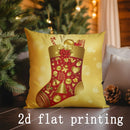 Christmas-themed Pillow Covers Set for Sofa, Bedroom & Car - Axyaa Brand