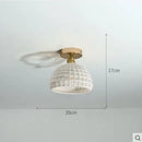Axyaa Modern Glass Shade Ceiling Lights with E27 Holder