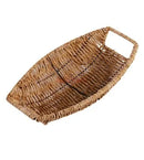 Axyaa Woven Tray Bread Dim Sum Dried Fruit Candy Snack Storage Basket