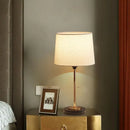 Axyaa Gold Metal Table Lamp LED Lighting Simple Creative Study Room Lights