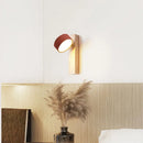 Axyaa Retro Brick Red LED Bedside Light for Bedroom, Hotel, Foyer, Restaurant, Corridor