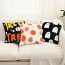 Axyaa Halloween Pumpkin Embroidered Cushion Cover – Home Holiday Decor