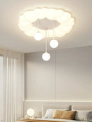Axyaa Bubble Cloud Bear Ceiling Lamp: French Cream Style for Master Bedrooms & Kids Rooms
